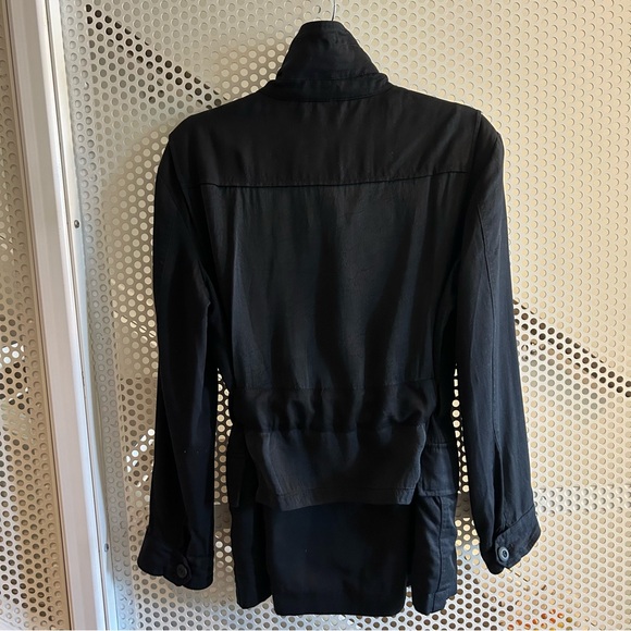 All Saints Aiya Utility Jacket Size Small in Black GUC - Picture 5 of 14